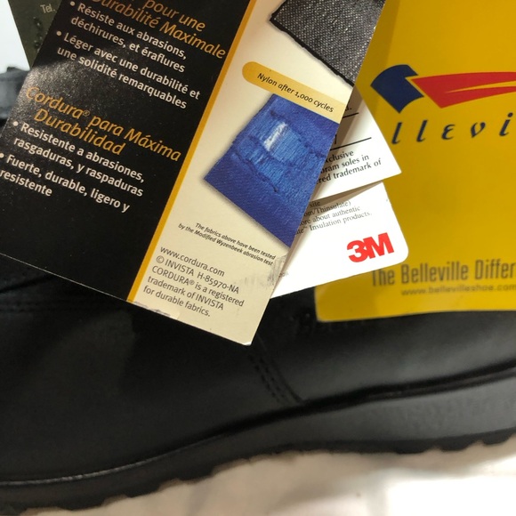 Belleville Boots Men's 15 Black Gore-Tex Combat 770V Insulated Waterproof New - Picture 10 of 16